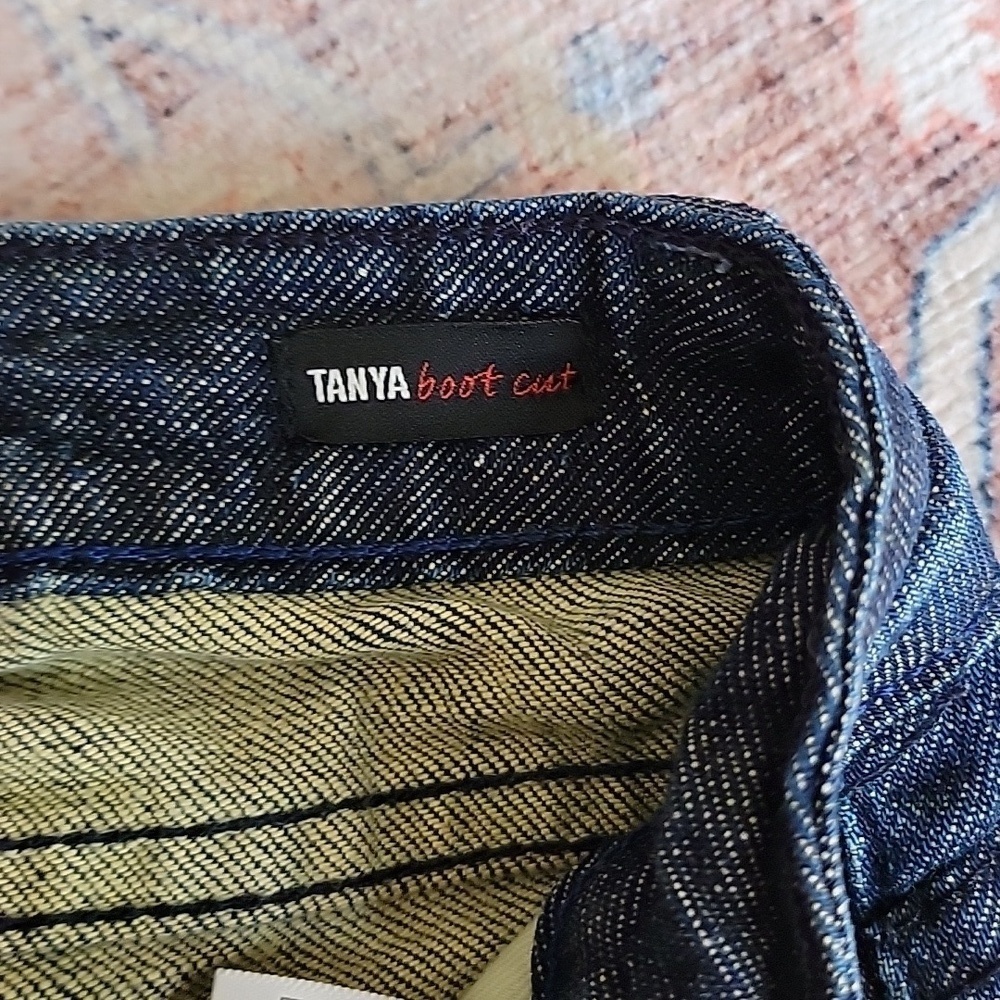 People's Liberation Tanya Low Rise Boot Cut Jeans Made In USA - Picture 7 of 9